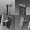 Radaway Nes Kdd II Brushed GunMetal kabina 90x90cm szczotkowany grafit 10031090-92-01L/10031090-92-01R